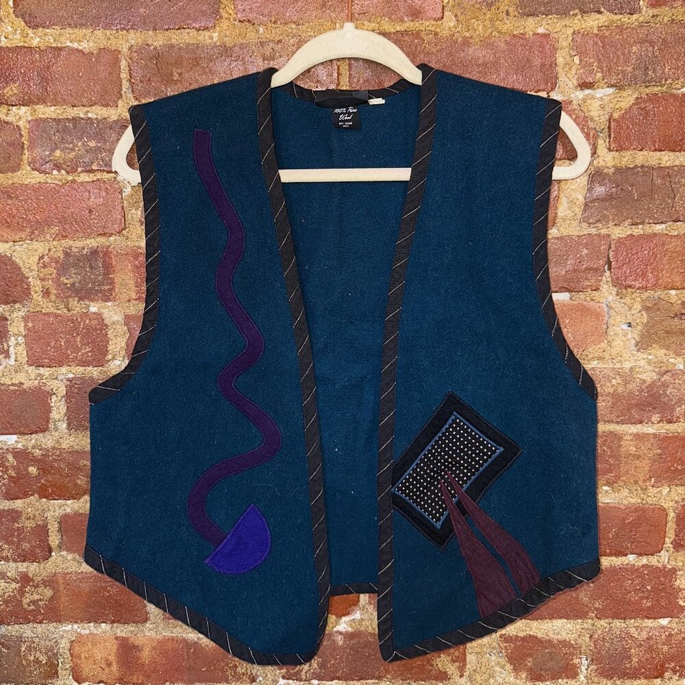 80s Felt Vest
